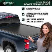 Retrax POWERTRAXONE MX Electric Retractable Bed Cover for Chevrolet Silverado 2500HD