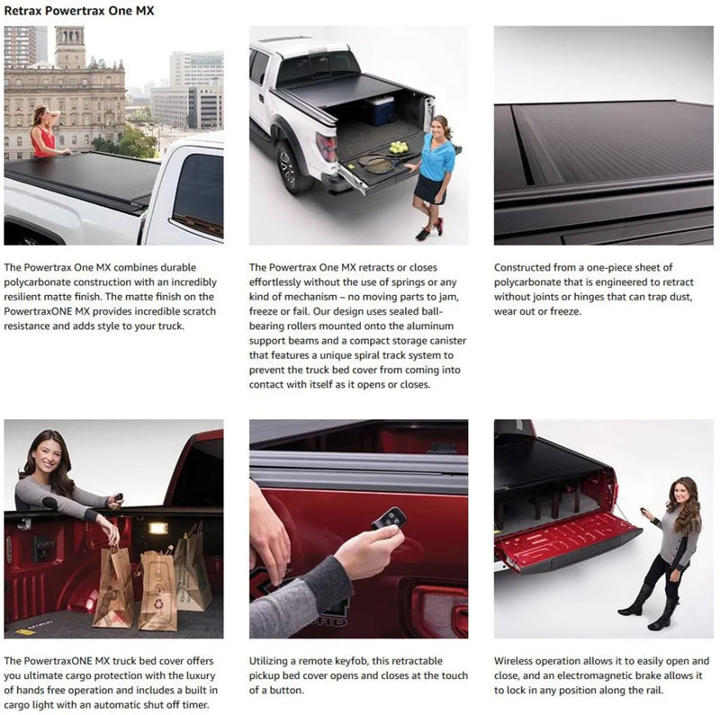 Retrax POWERTRAXONE MX Electric Retractable Bed Cover for Chevrolet Silverado 2500HD
