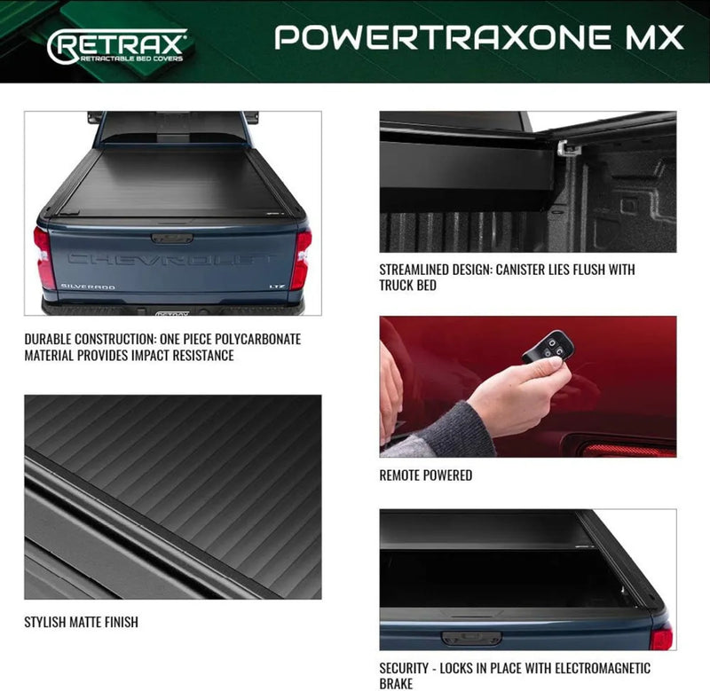 Retrax PowertraxONE MX Electric Retractable Tonneau Cover for RAM 1500 DS | 70234