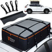 Rhino BagMate military-grade waterproof rooftop cargo carrier bag with straps and mat