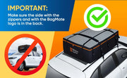 Roof-mounted cargo carrier bag for vehicle, Rhino BagMate rooftop cargo storage