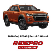 RidePro 4x4 Suspension Lift Kit to suit Isuzu D-Max | 2020-On
