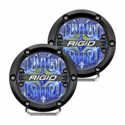 Rigid Industries 360 Series 4’’ LED Off Road Drive Optic Lights with Backlight Blue