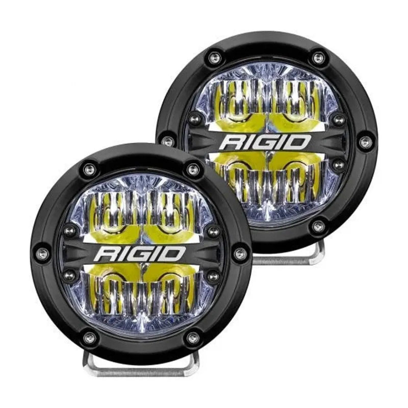 Rigid Industries 360 Series 4’’ LED Off Road Drive Optic Lights with Backlight White