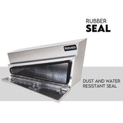 Robusto Aluminium Under Tray Tool Box with stainless steel appliance and waterproof dust-resistant tray tool
