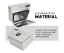 Robusto Black or Silver Aluminium Under Tray Tool Box Underbody | 600mm | Pair - Storage Box