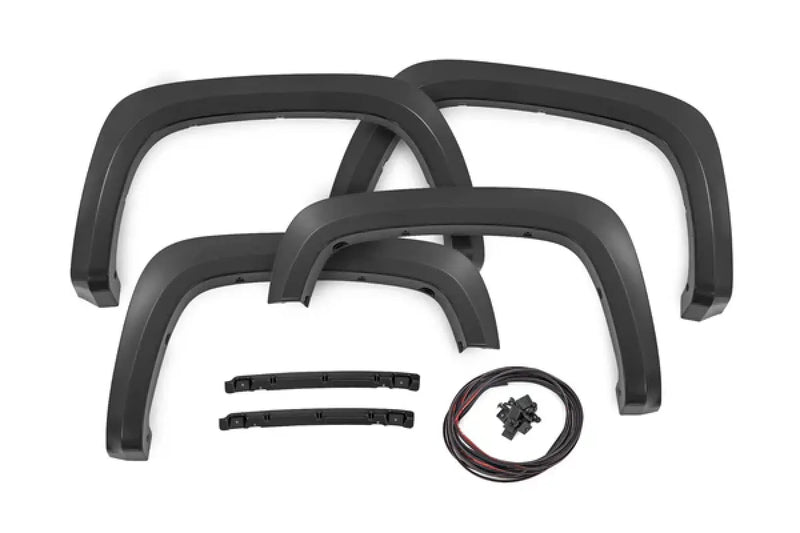 Rough Country 1" Smooth Fender Flares for Chev 2500/3500HD | 2020-2025