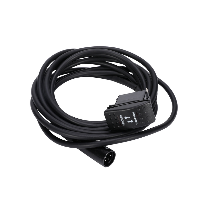 Black extension cable with connectors for Runva 11XP Premium Red Edition Winch
