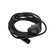 Black extension cable with connectors for Runva 11XP Premium Red Edition Winch