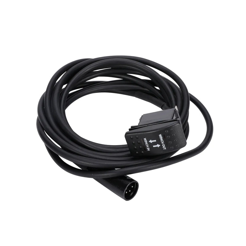Black extension cable with connectors for Runva 11XP Premium Red Edition Winch
