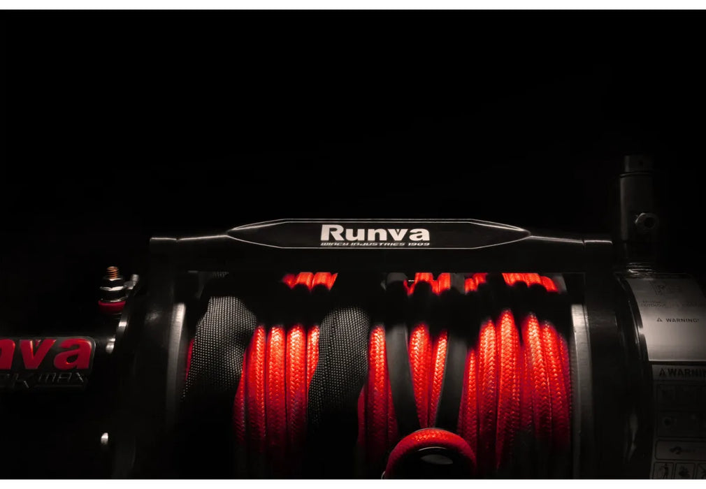 Runva EWB12K MAX 12V Winch with Armortech Synthetic Rope