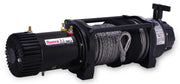 Heavy-duty electric Winch with synthetic rope and black metal housing for Runva EWB9500-Q Premium EVO