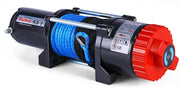 Runva EWT4500 12V Winch with Dyneema synthetic rope and red end cap for durability