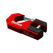 Runva EXPEDITION Series Winch Recovery Hook | Black/Red/Blue - Red