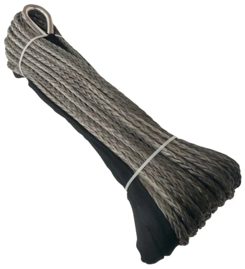 Runva Synthetic Dyneema Winch Rope | Grey | 25m x 12mm