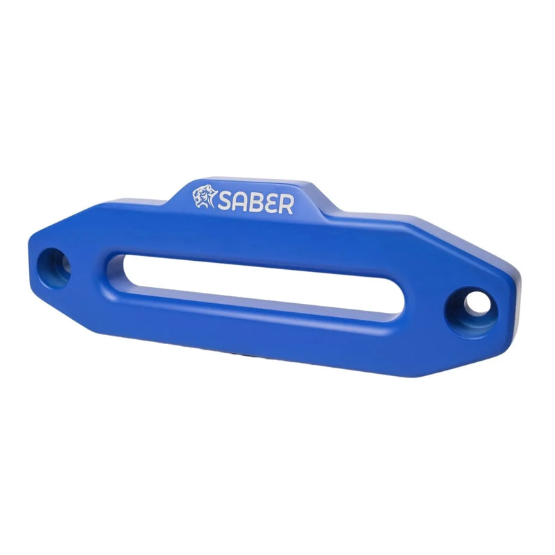 Saber Offroad Aluminium Standard Hawse Fairlead - Cerakote Blue - Winch Accessories