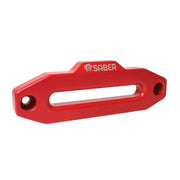 Saber Offroad Aluminium Standard Hawse Fairlead - Cerakote Red - Winch Accessories