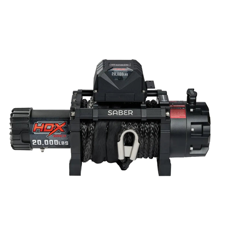 Saber Offroad HDX Heavy Duty 20,000lb Winch | 12V / 24V