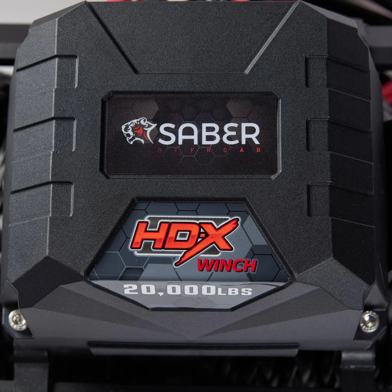 Saber Offroad HDX Heavy Duty 20,000lb Winch | 12V / 24V