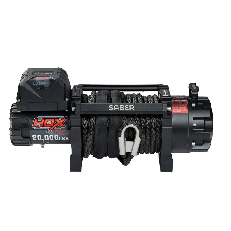 Saber Offroad HDX Heavy Duty 20,000lb Winch | 12V / 24V