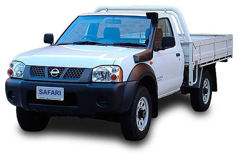 Nissan Navara D22 pickup truck with open cargo bed and Safari branding