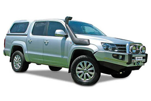 Silver Volkswagen Amarok 4x4 snorkel with extended cab and SS1410HF snorkel intake