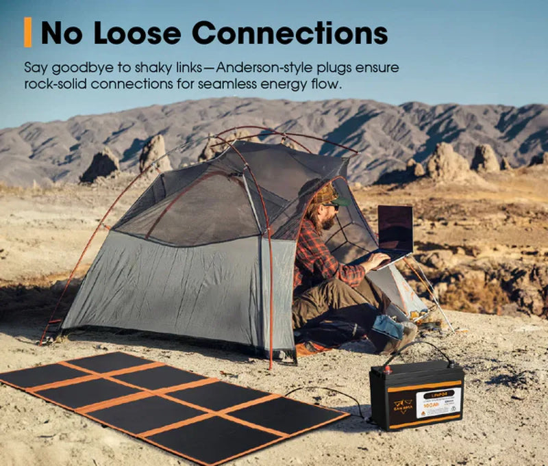 San Hima 12V 260W Foldable Solar Blanket Kit
