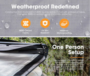 San Hima 180 Degree Free Standing Awning