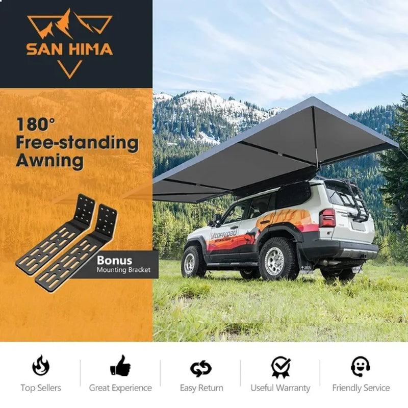 San Hima 180 Degree Free Standing Awning