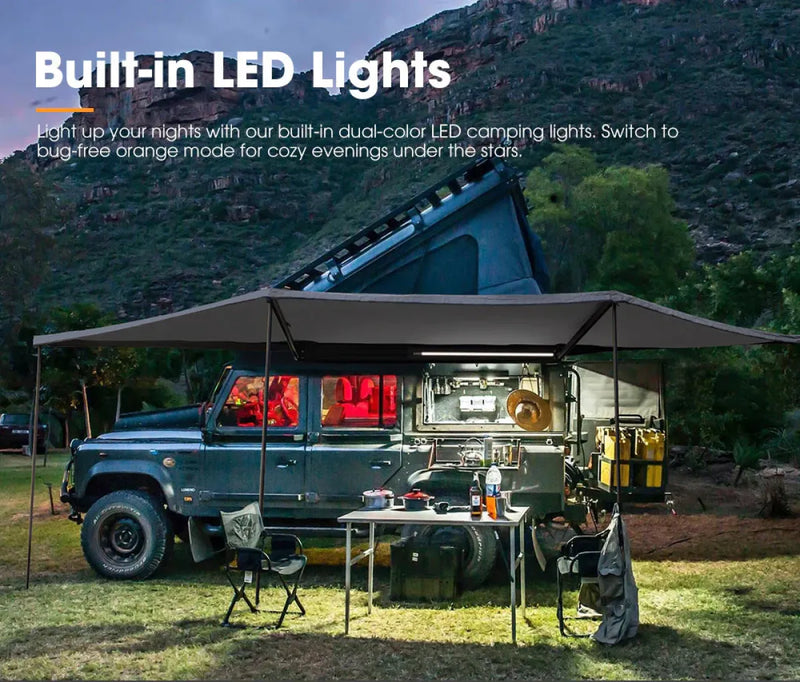 San Hima 180 Degree Free Standing Awning