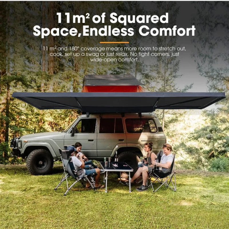 San Hima 180 Degree Free Standing Awning