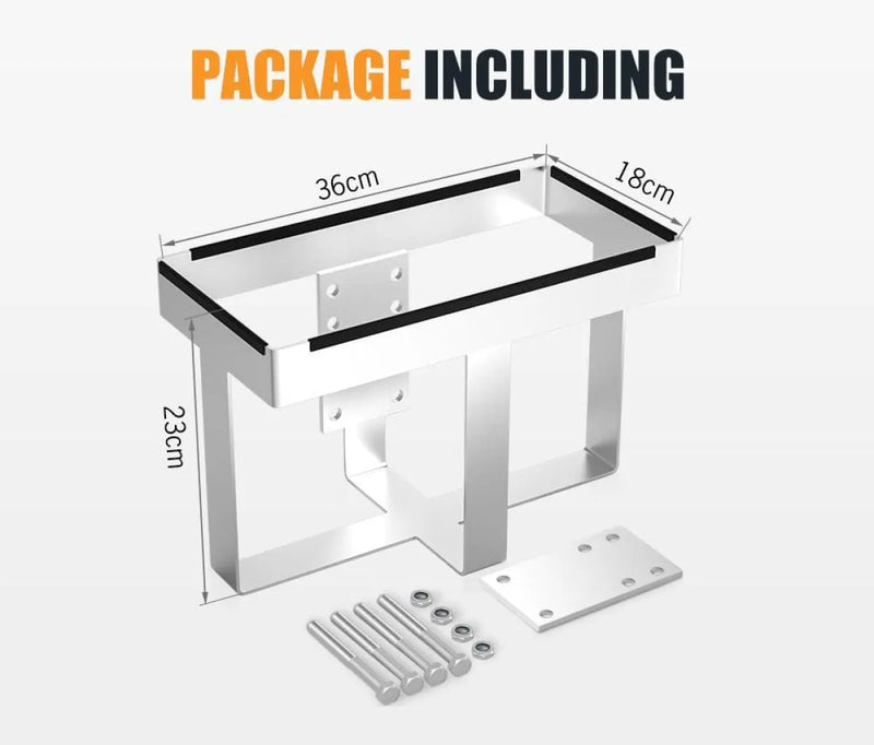 San Hima wall-mounted folding shelf bracket with hot-dip galvanized galvanized steel hardware