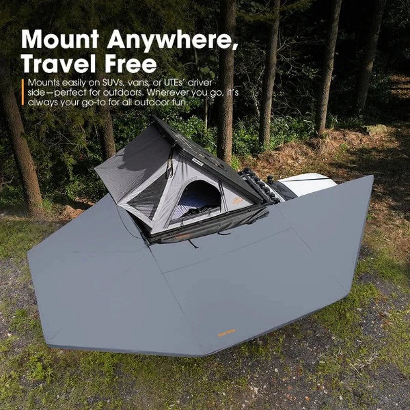 San Hima 270 Degree Free Standing Awning With L Brackets | Driver Side