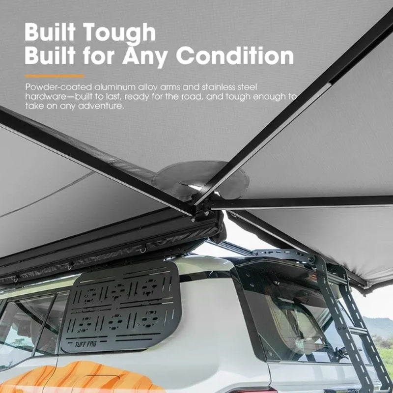 San Hima 270 Degree Free Standing Awning with L Brackets
