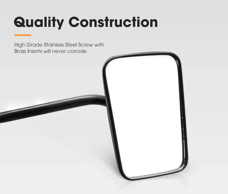 San Hima 4x4 Towing Mirrors Universal | Multi Fit Clamp On | Pair