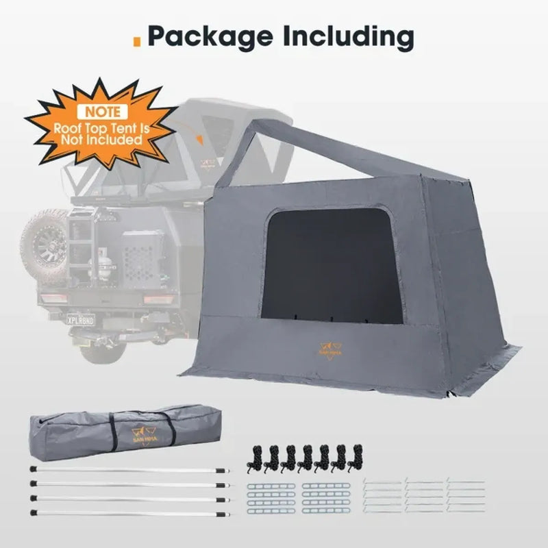 San Hima 5 Man Rooftop Tent Extension | Annex ONLY