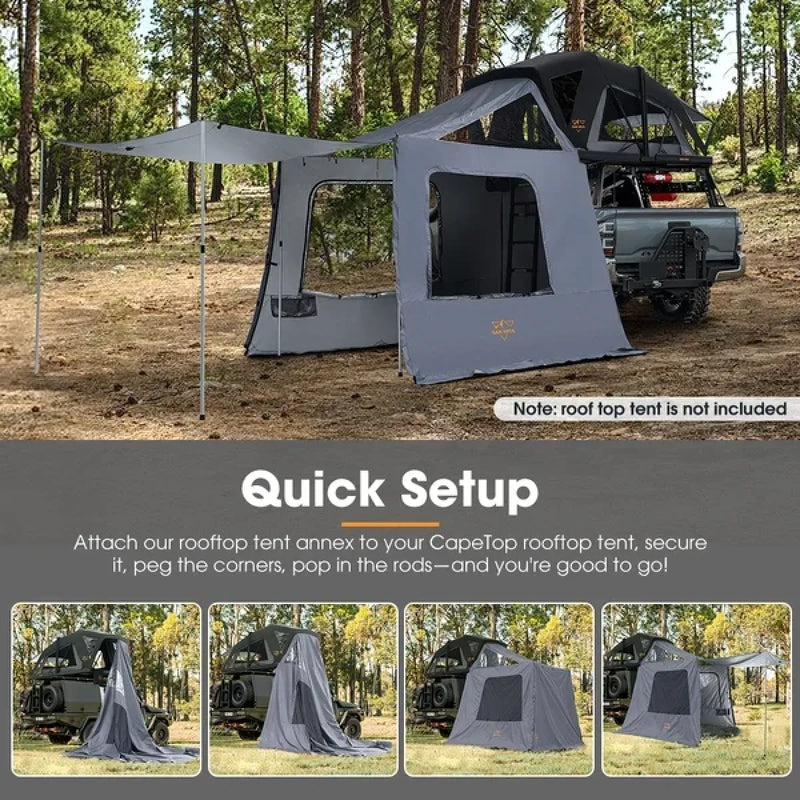 San Hima 5 Man Rooftop Tent Extension | Annex ONLY