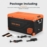 San Hima 95L Dual Zone Portable Camping Fridge Freezer