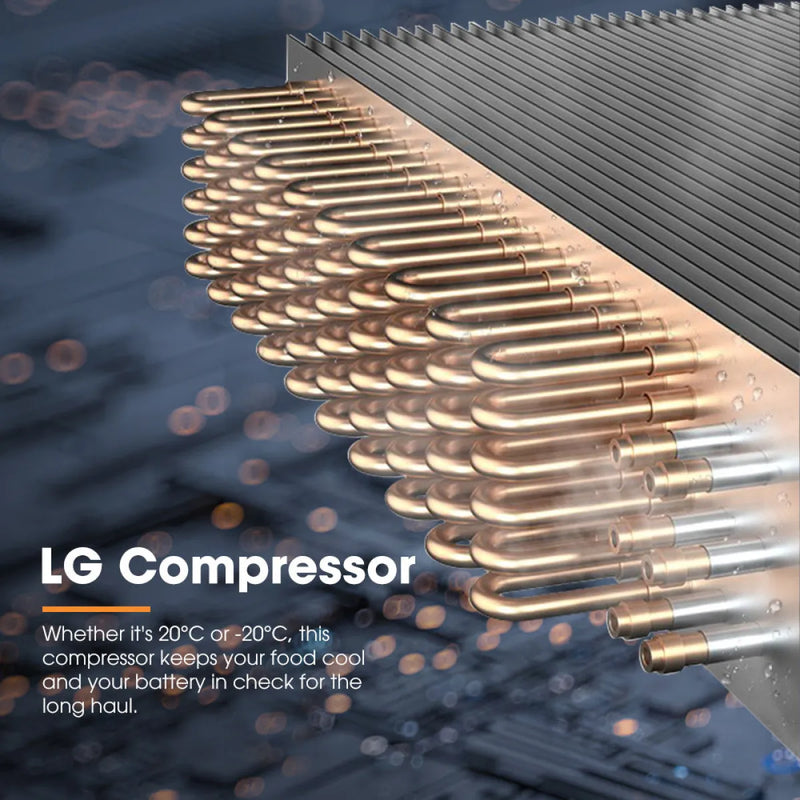 San Hima 95L Dual Zone Portable Camping Fridge Freezer