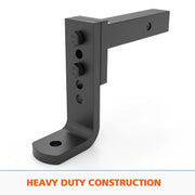 San Hima Adjustable 2 Towbar Hitch Drop Ball Mount - TOW BARS