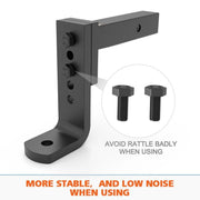 San Hima Adjustable 2 Towbar Hitch Drop Ball Mount - TOW BARS