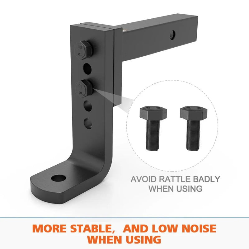 San Hima Adjustable 2 Towbar Hitch Drop Ball Mount - TOW BARS