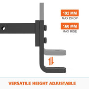 San Hima Adjustable 2 Towbar Hitch Drop Ball Mount - TOW BARS