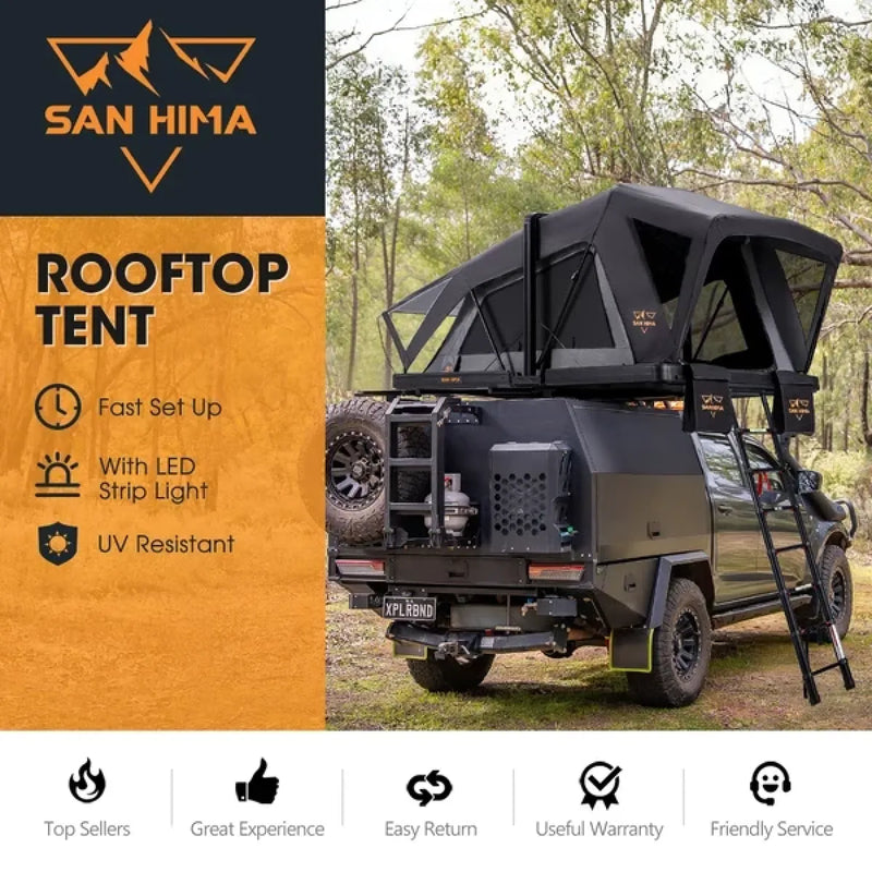 San Hima CapeTop Hardshell Rooftop Tent with Ladder