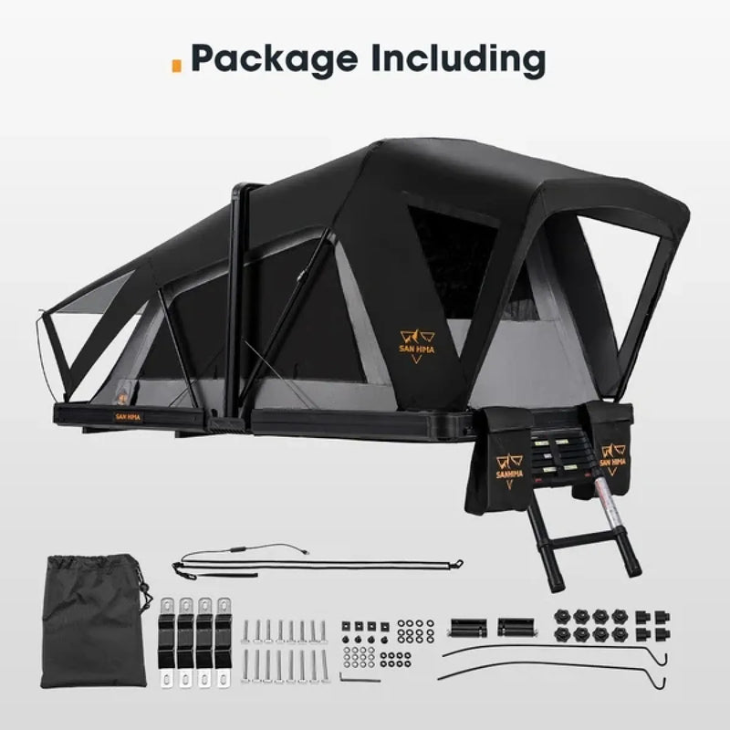 San Hima CapeTop Hardshell Rooftop Tent with Ladder
