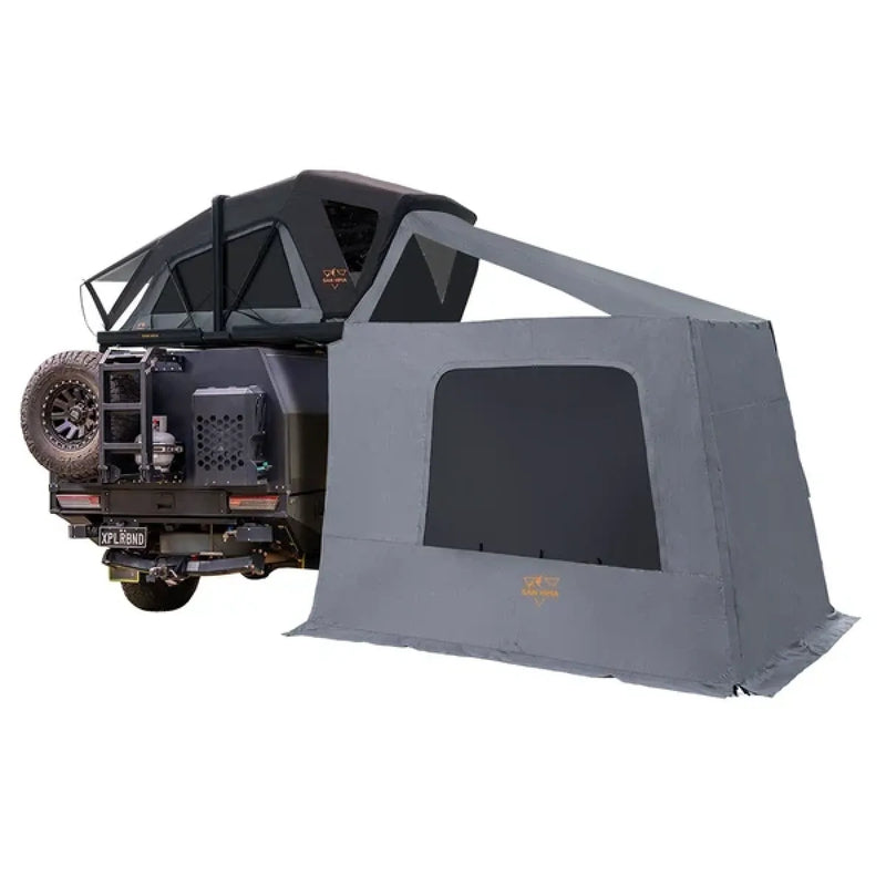 San Hima CapeTop Rooftop Tent with Annex Extension Bundle
