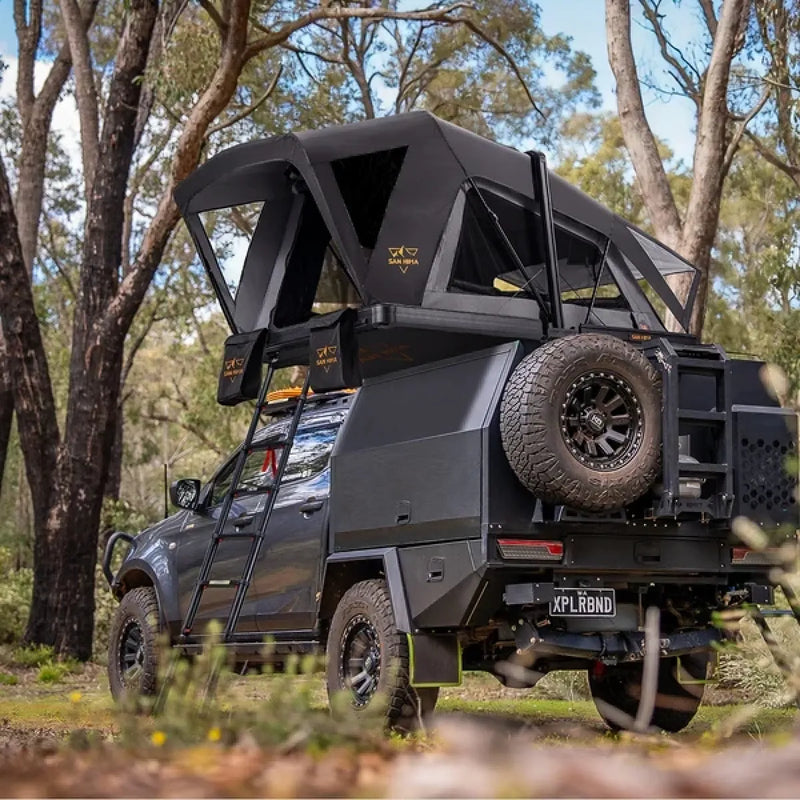 San Hima CapeTop Rooftop Tent with Annex Extension Bundle