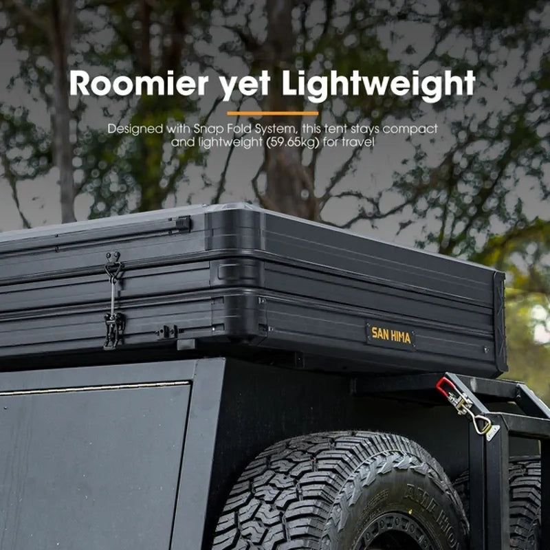 San Hima CapeTop Rooftop Tent with Annex Extension Bundle