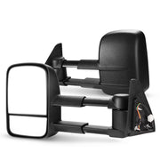Extendable Toyota Prado towing mirrors with blind spot enhancement for 2002-2009 models
