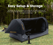 San Hima Free Standing Double Air Swag and Dome Tent - Camping Swags